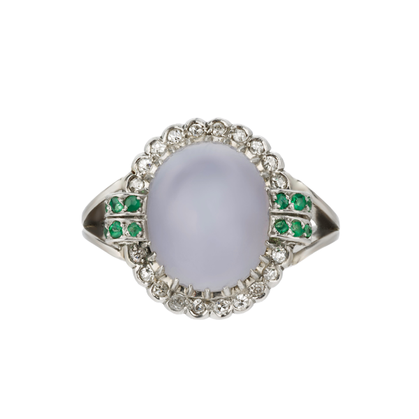 Cabochon Star Sapphire Ring - image 1