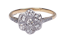 Edwardian Diamond Cluster Ring with Diamond Shoulders  DBGEMS - image 1