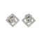 Double square diamonds earrings - image 1