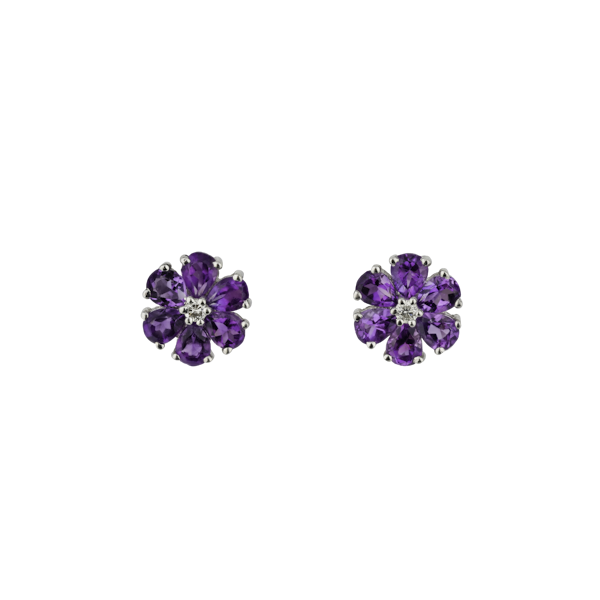 “Fioretti” amethyst earrings - image 1