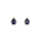Droplet sapphire earrings - image 1