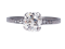 1.03ct cushion cut diamond engagement ring  DBGEMS - image 1