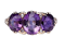 Victorian Amethyst and Rose Diamond Ring  DBGEMS - image 1