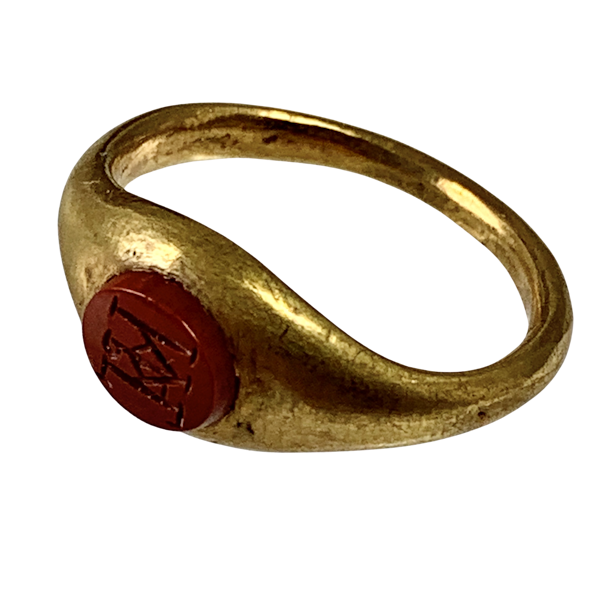 Late Roman intaglio ring - image 1
