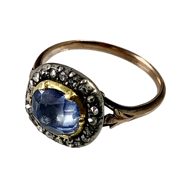 1780 sapphire and diamond ring - image 1