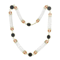 Gold Onyx & Coral Chain - image 1