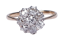 Antique Diamond Cluster Engagement Ring  DBGEMS - image 1
