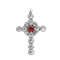 A Large Silver Paste Cross - image 1