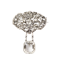 A Silver and Rock Crystal brooch - image 1
