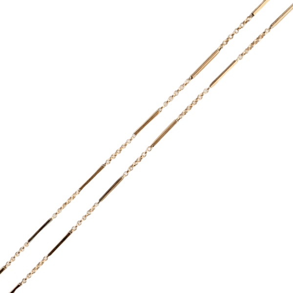 Victorian Nine Carat Gold Guard Chain - image 1