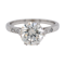 Platinum 2.23ct Diamond  Solitaire Engagement Ring - image 3