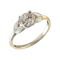 MM6165r Platinum single stone  diamond ring.71pts with pear shaped  diamond shoulders 1910/30c - image 4