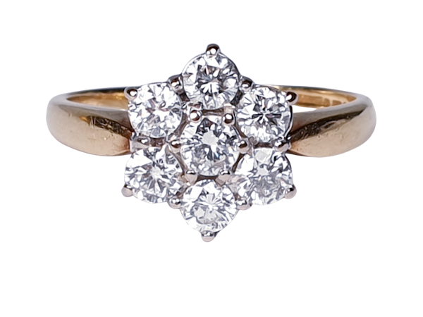 Vintage Diamond Cluster Ring  DBGEMS - image 1