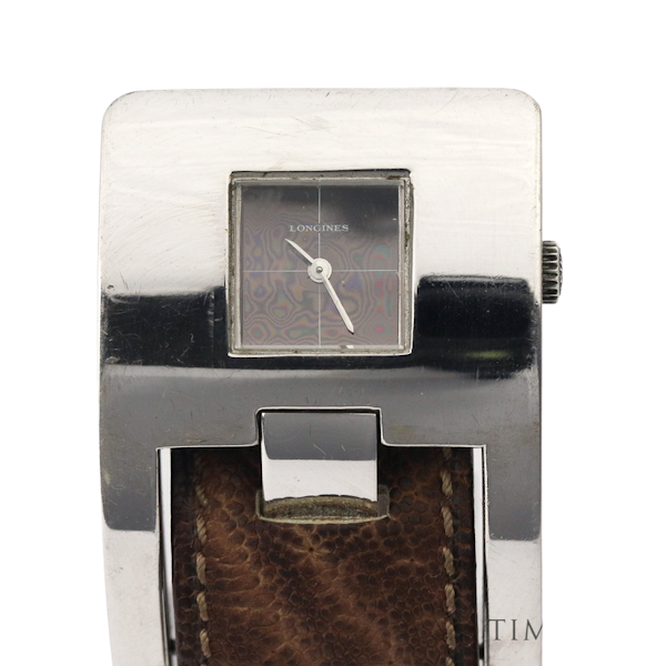 Longines Vintage Sterling Silver Watch By Serge Manzon - image 1