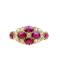An Antique Ruby Diamond Ring - image 2