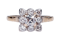 Antique Square Cushion Cut Diamond Ring  DBGEMS - image 1