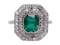 art deco columbian emerald and diamond  DBGEMS - image 1