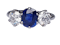 1.52ct natural Burmese sapphire and diamond ring  DBGEMS - image 1