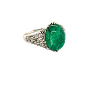 Emerald and Diamond ring