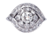 Cool 1930's Diamond Engagement Ring  DBGEMS - image 1
