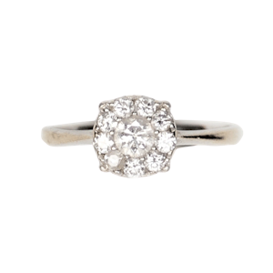 Diamond Cluster Ring