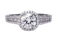 1.02ct D Colour Vs2 Diamond Ring  DBGEMS - image 1