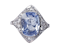 Art Deco Ceylon Sapphire and Diamond Wave Ring  DBGEMS - image 1
