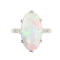 An Art Deco Harlequin Opal Ring - image 3