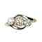 An Art Deco Three Diamond Ring - image 1
