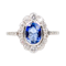 A Sapphire Diamond ring - image 2