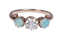 antique opal and diamond ring  DBGEMS - image 1