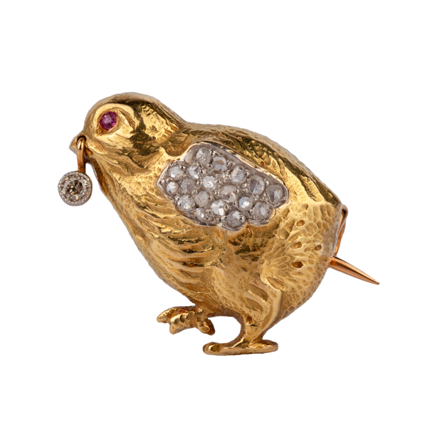 A Victorian Gold Bird Brooch **SOLD** - image 1