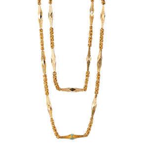 Georgian fine gold guard chain