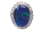 Black opal and diamond dress ring  DBGEMS - image 1