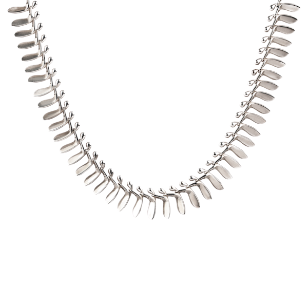 Georg Jensen sycamore silver necklace - image 1