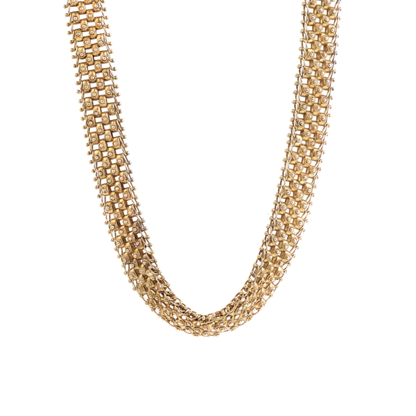 15ct Victorian fancy chain necklace. Spectrum antiques - image 1