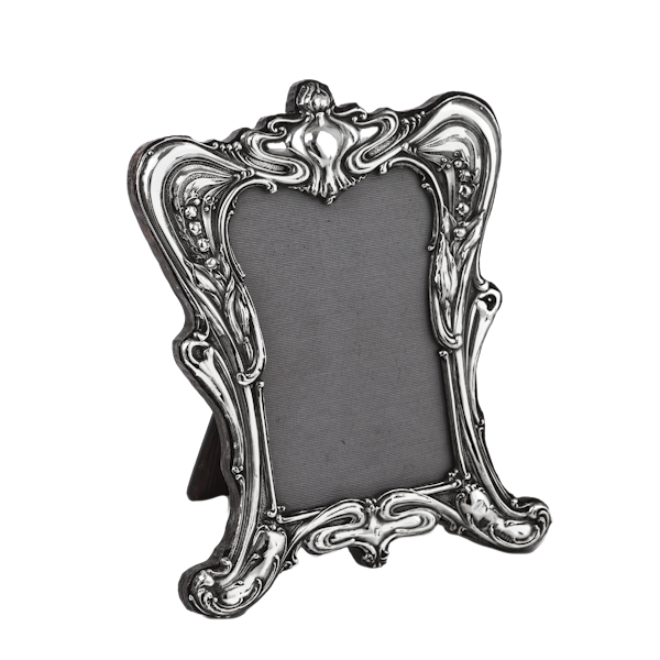 Beautiful Art Nouveau Silver Picture Frame - image 1