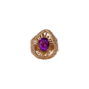 Deakin and Francis Amethyst 1970s Ring - Charlotte Sayers