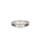 1970's, 18ct White Gold Diamond and Sapphire stone set Ring, SHAPIRO & Co since1979 - image 1