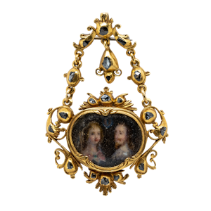 17th century portrait of Charles 1 and Henrietta Maria