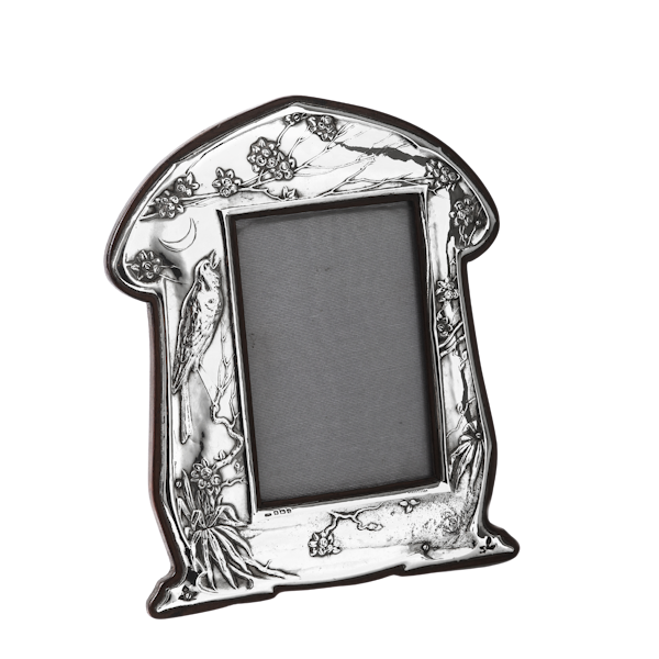 Beautiful Art Nouveau Silver Picture Frame - image 1
