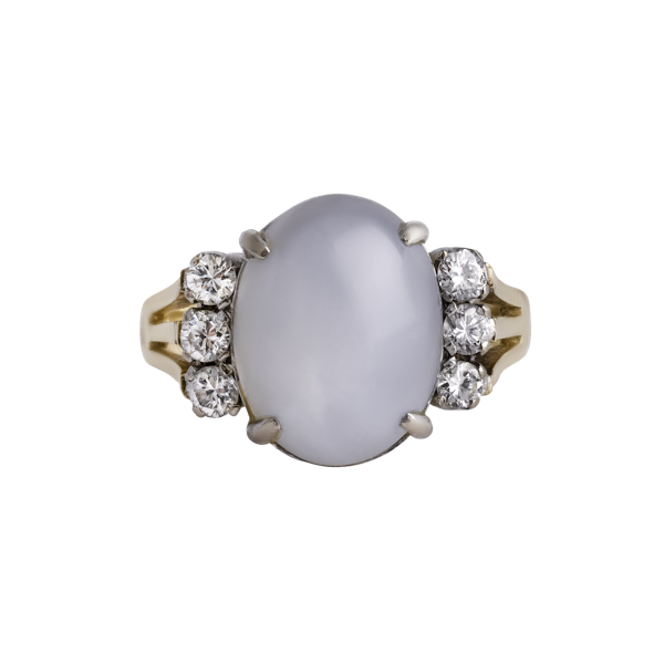 Deco Star Sapphire ring - image 1