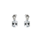 Aquamarine and Diamond Drop Earrings - image 1