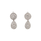18th century paste and silver drop earrings - image 1