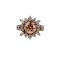 1970s diamond starburst ring - image 1