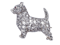 Antique diamond dog brooch  DBGEMS - image 1