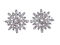 Pair of antique diamond stars  DBGEMS - image 1