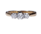 Three Stone Diamond Ring 2754  DBGEMS - image 1