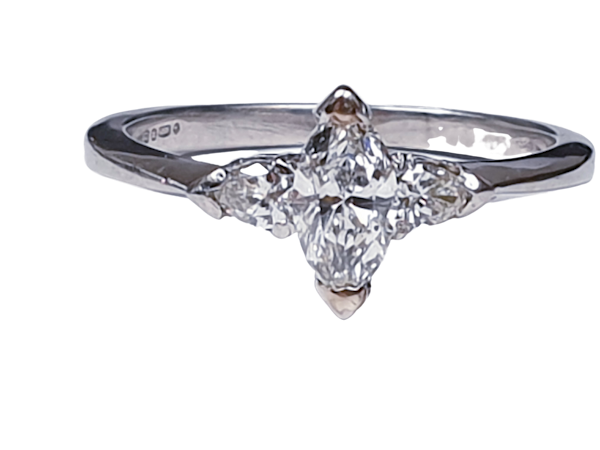 Marquise Diamond Engagement Ring SKU: 2543 DBGEMS - image 1