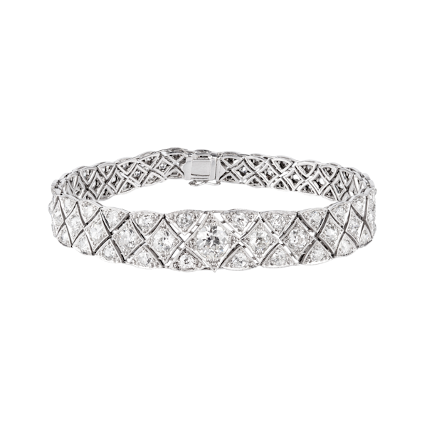 Articulated Art Deco Diamond Bracelet SKU: 3540 DBGEMS - image 1